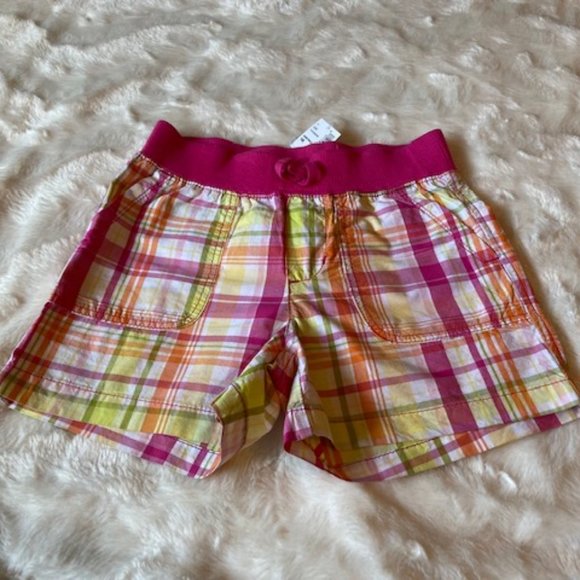 2/$35 Children's Place Plaid Shorts Girls Size 10 NWT - Picture 3 of 7